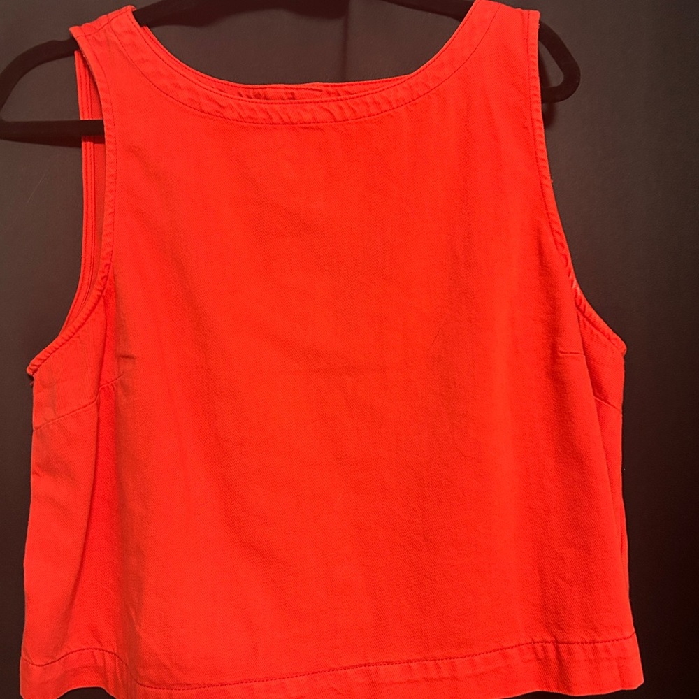 GAP Bright Red Tank Top